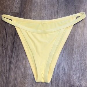 Yellow bikini bottoms